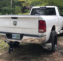 2.5 Inch Medium Duty 4 Inch Drop/Rise Hitch In-Use