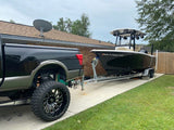 BulletProof Hitches HD2012 on Nissan Titan, towing boat.