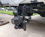2.0 Inch Heavy Duty 6 Inch Drop/Rise Hitch In-Use