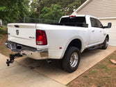 2.5 Inch Medium Duty 4 Inch Drop/Rise Hitch In-Use