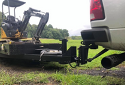 2.0 Inch Extreme Duty 12 Inch Drop/Rise Hitch In-Use